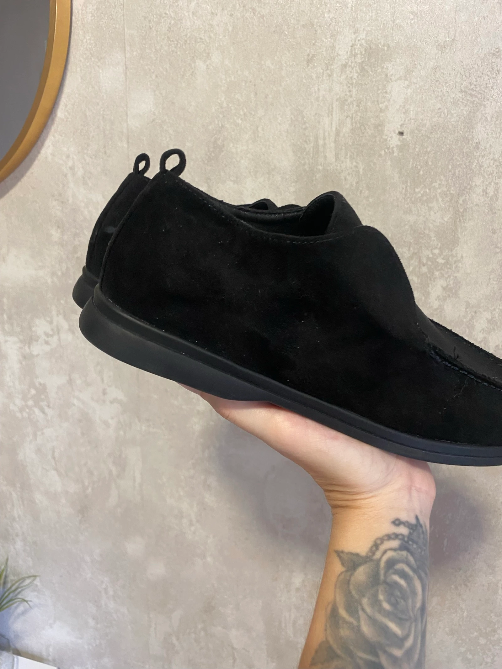 Zwarte vrouwen mocassins – photo 3